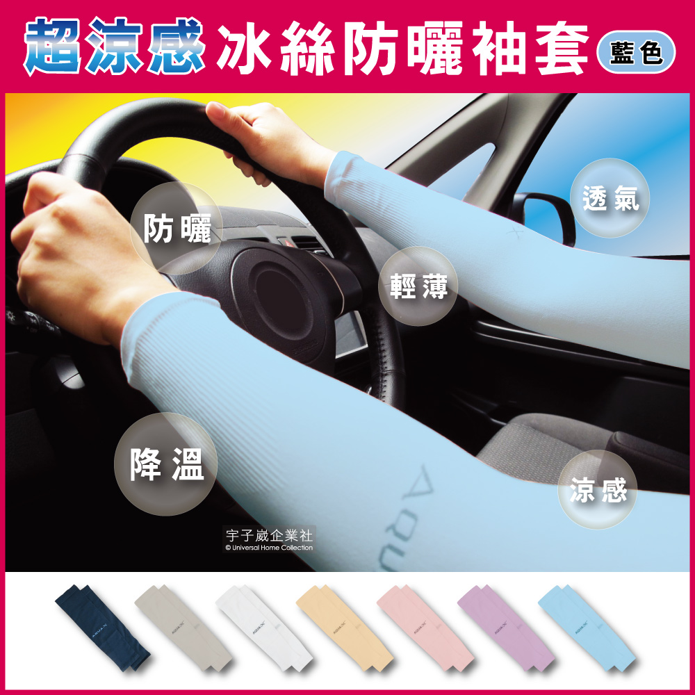 AQUA.X cooling sleeve fingerless Blue, , large