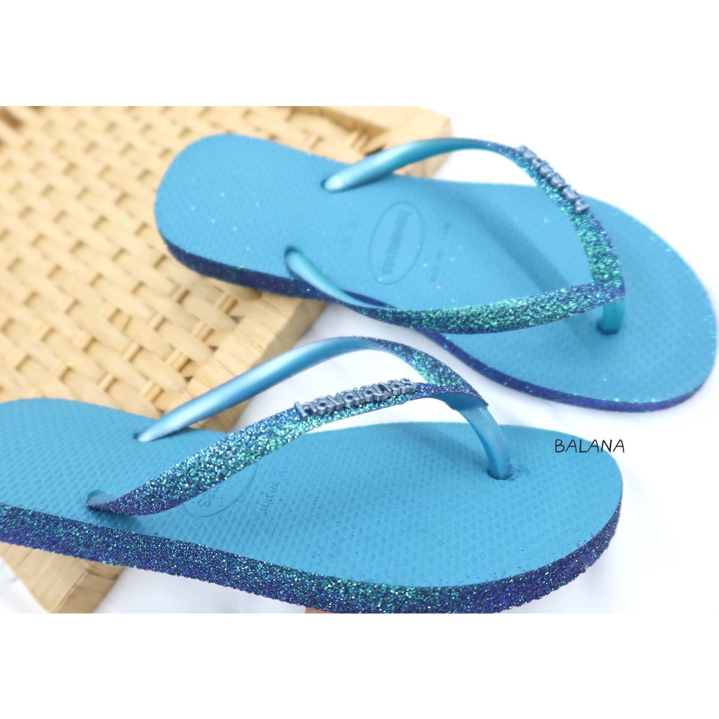 [巴拉娜巴西人字拖專賣店]中壢實體店面 Havaianas 夾腳拖/人字拖鞋 SLIM SPARKLE II 沙灘 海灘 海邊, , large