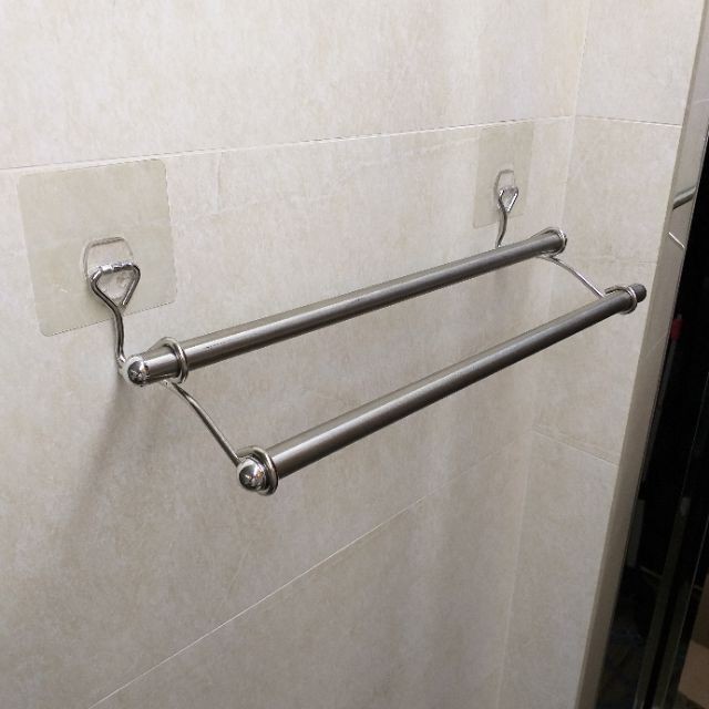 [Beargood sticker] 75cm Double Towel Bar (304 Stainless Steel), , large
