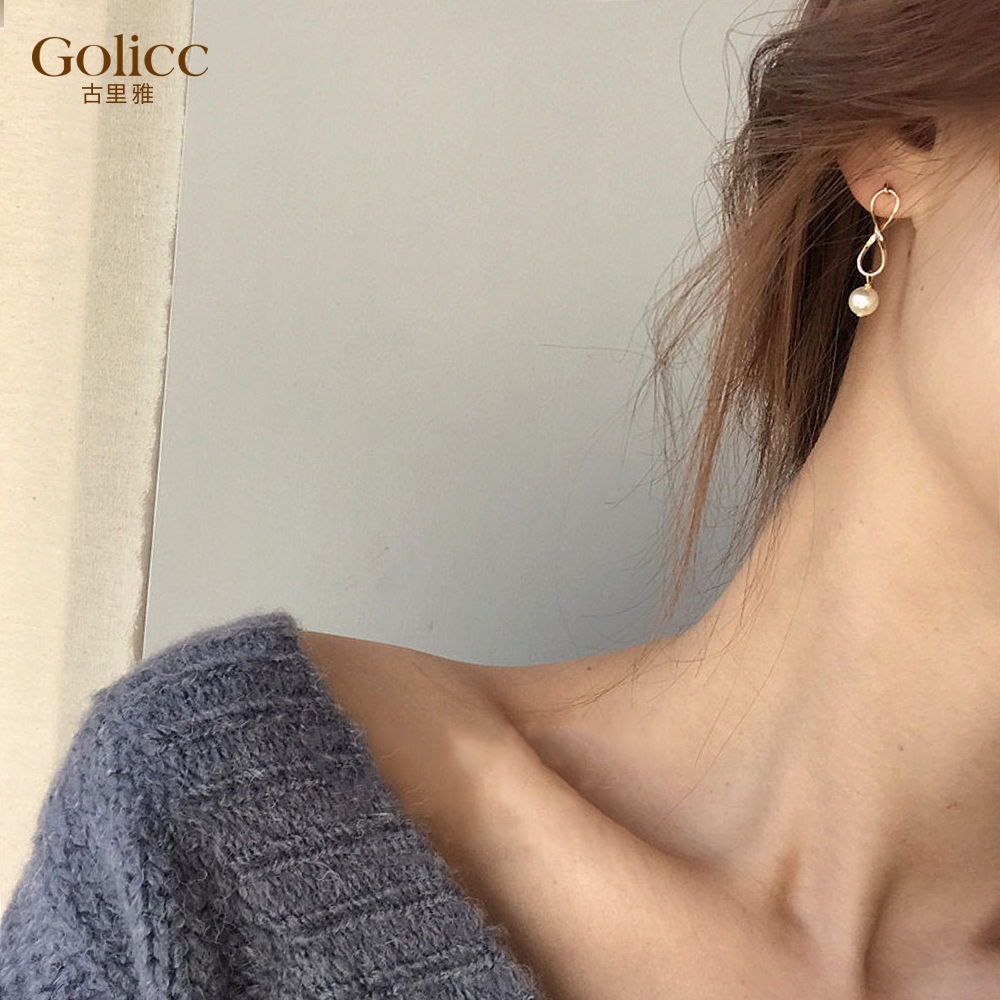 【Gulicc】古莉可 耳環 簡約珍珠耳, , large