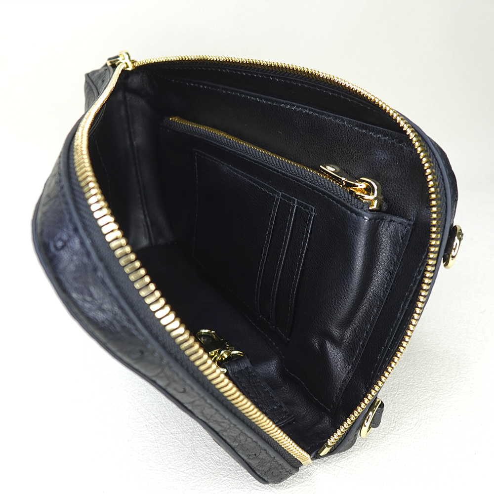 【M2nd】紐貝珍稀鴕鳥皮多功能隨身包(T9438A), , large