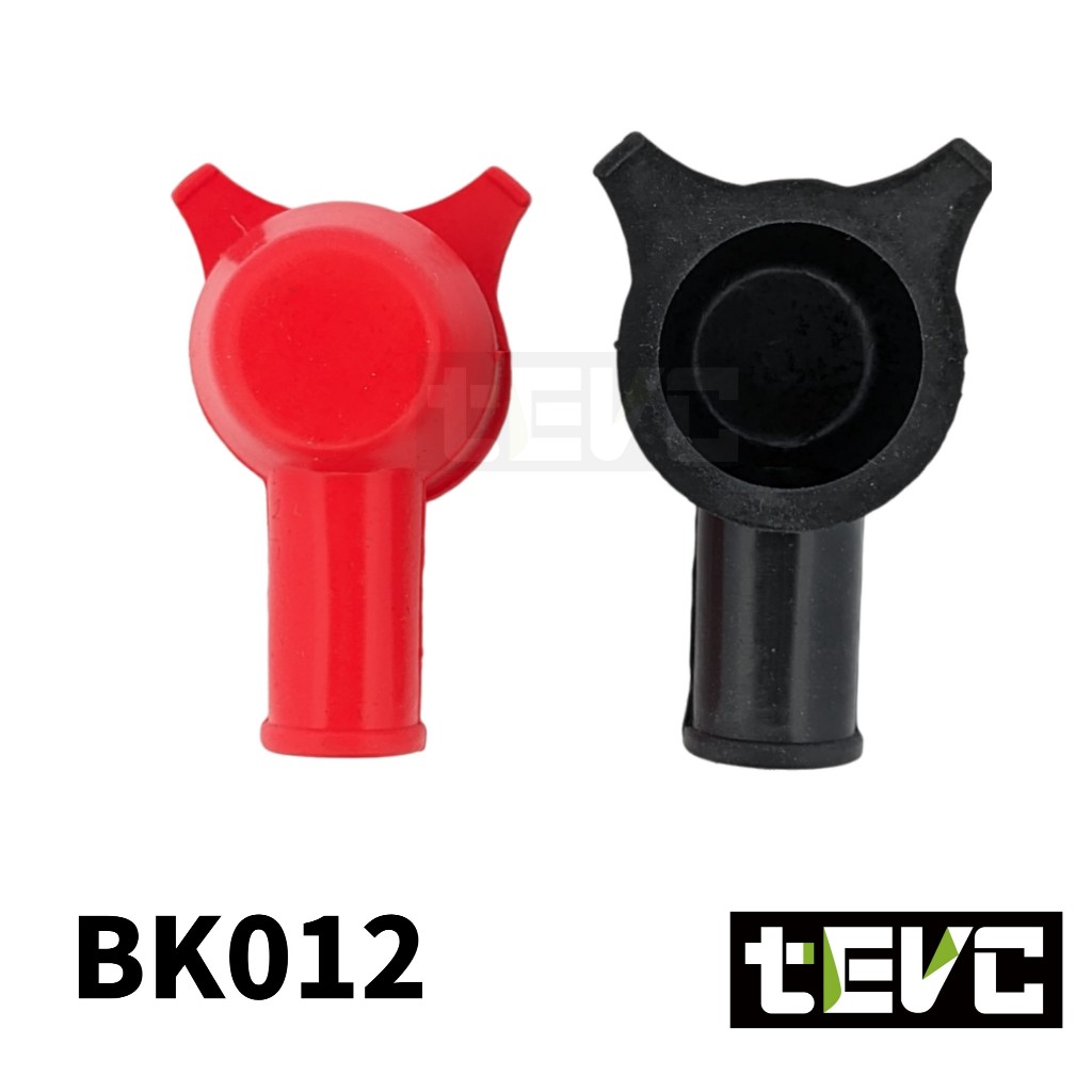 《tevc》BK012 電瓶保護 絕緣保護套 橡膠套 防塵蓋-黑色, 黑, large