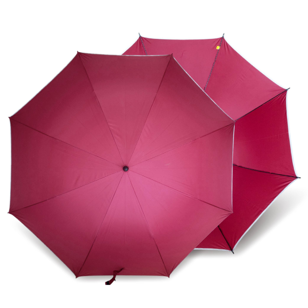 【傘電俠】大傘面彎把自動直傘 &ndash; 就大支｜反光邊 超耐風 05-850016, , large