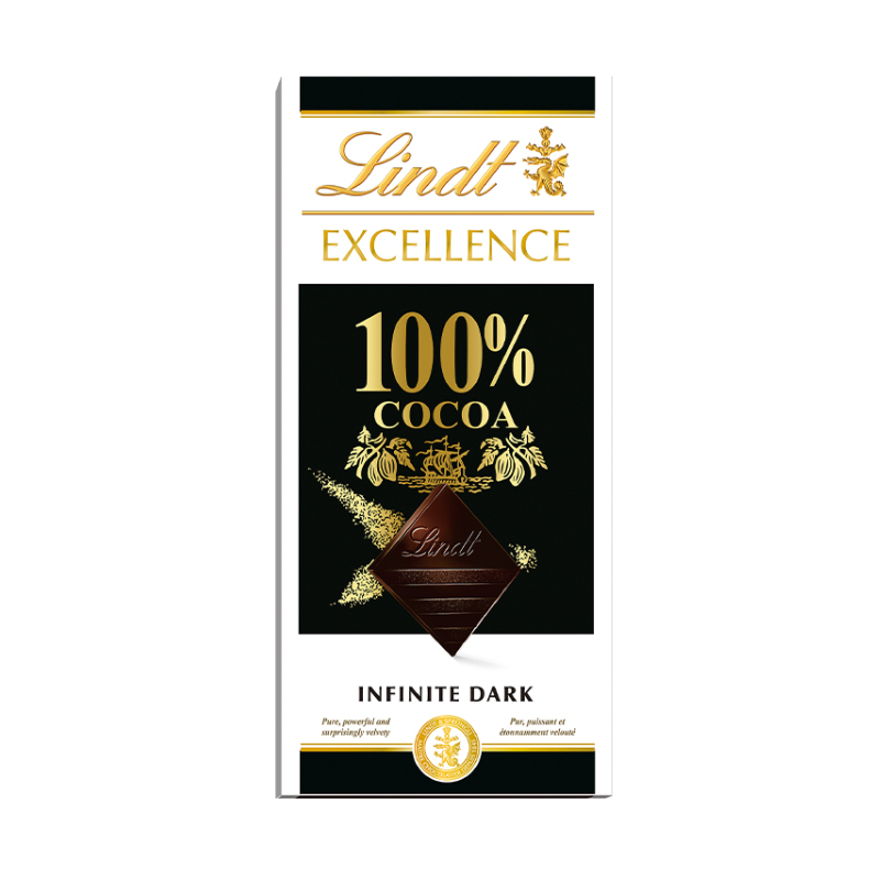 瑞士蓮極醇系列100％黑巧克力50g, , large