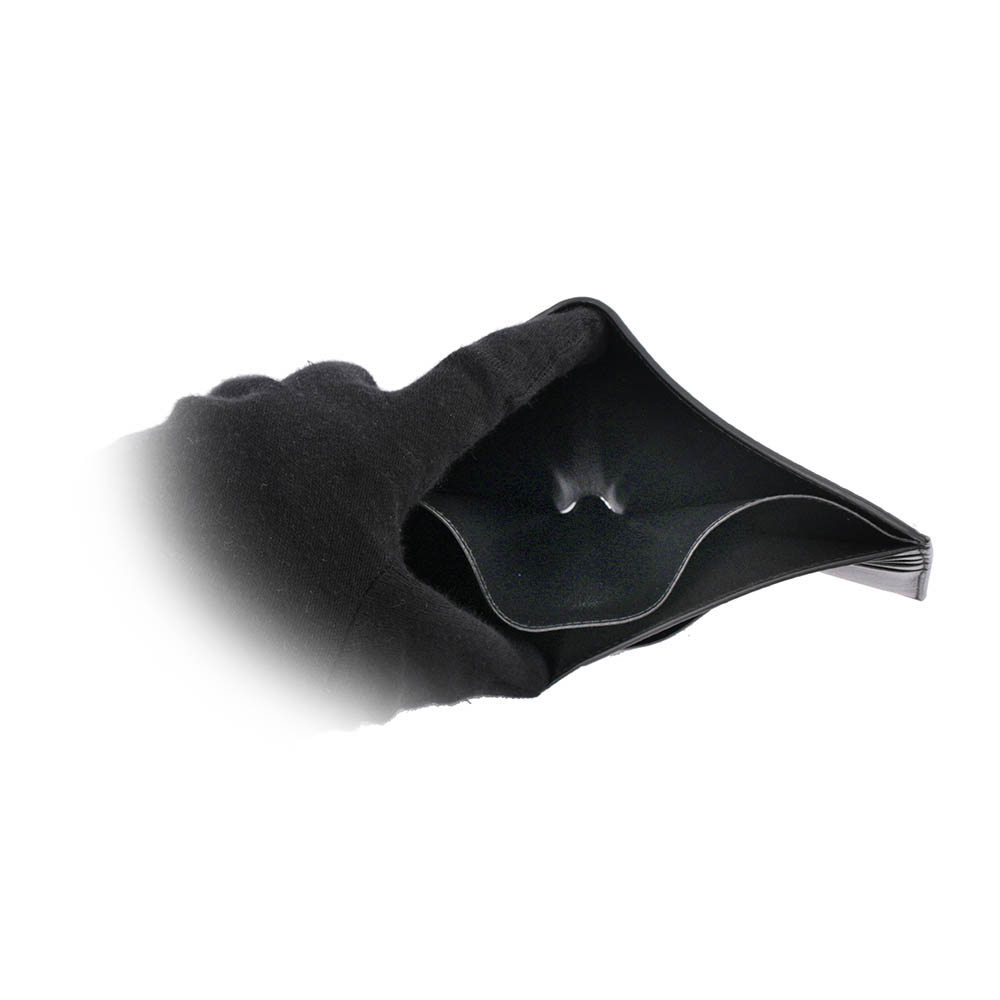 BALENCIAGA 經典LOGO牛皮8卡對開短夾/黑, , large
