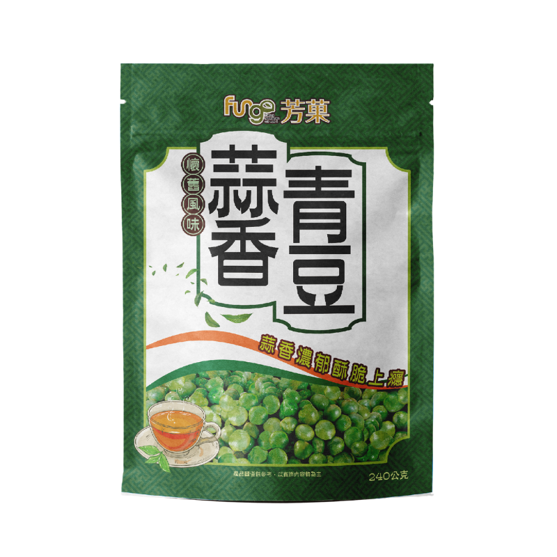 ChatGPT 說：  [Wanxin] Fungo Garlic Green Peas 240g (2-Pack), , large