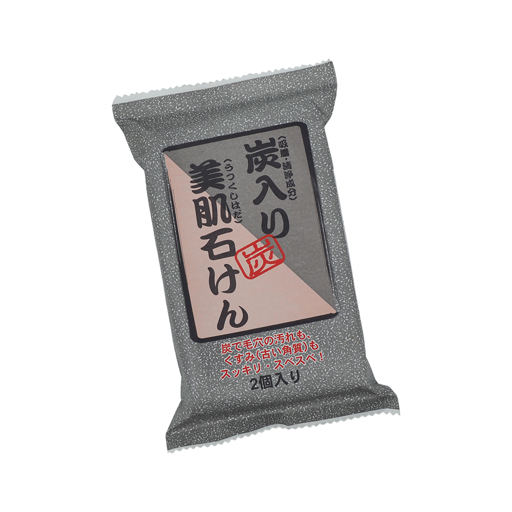 日本製 Clover炭美肌皂-100g-2入x6組, , large