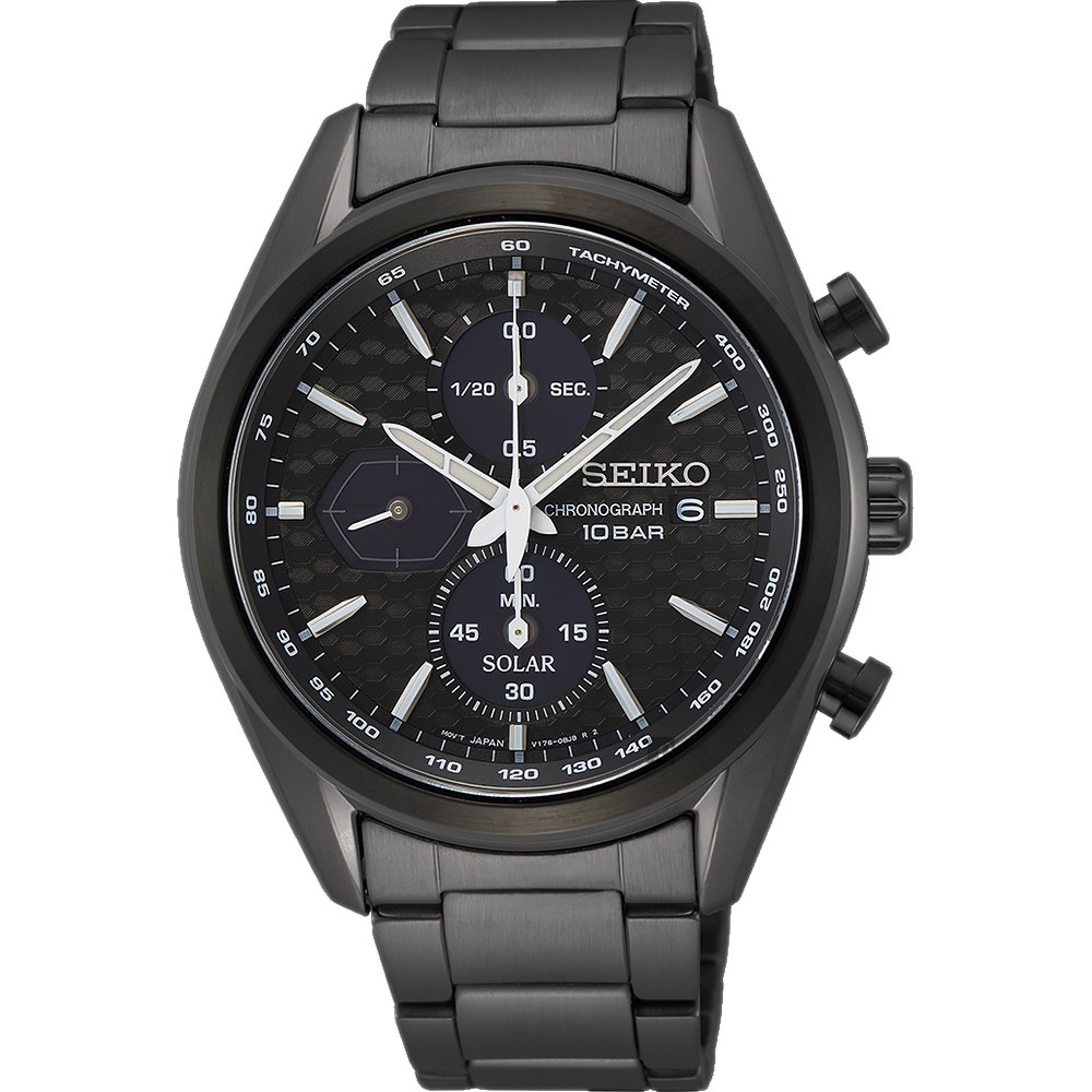 SEIKO 精工 CS 喬治亞羅設計 計時手錶-41mm V176-0BH0SD(SSC773P1), , large