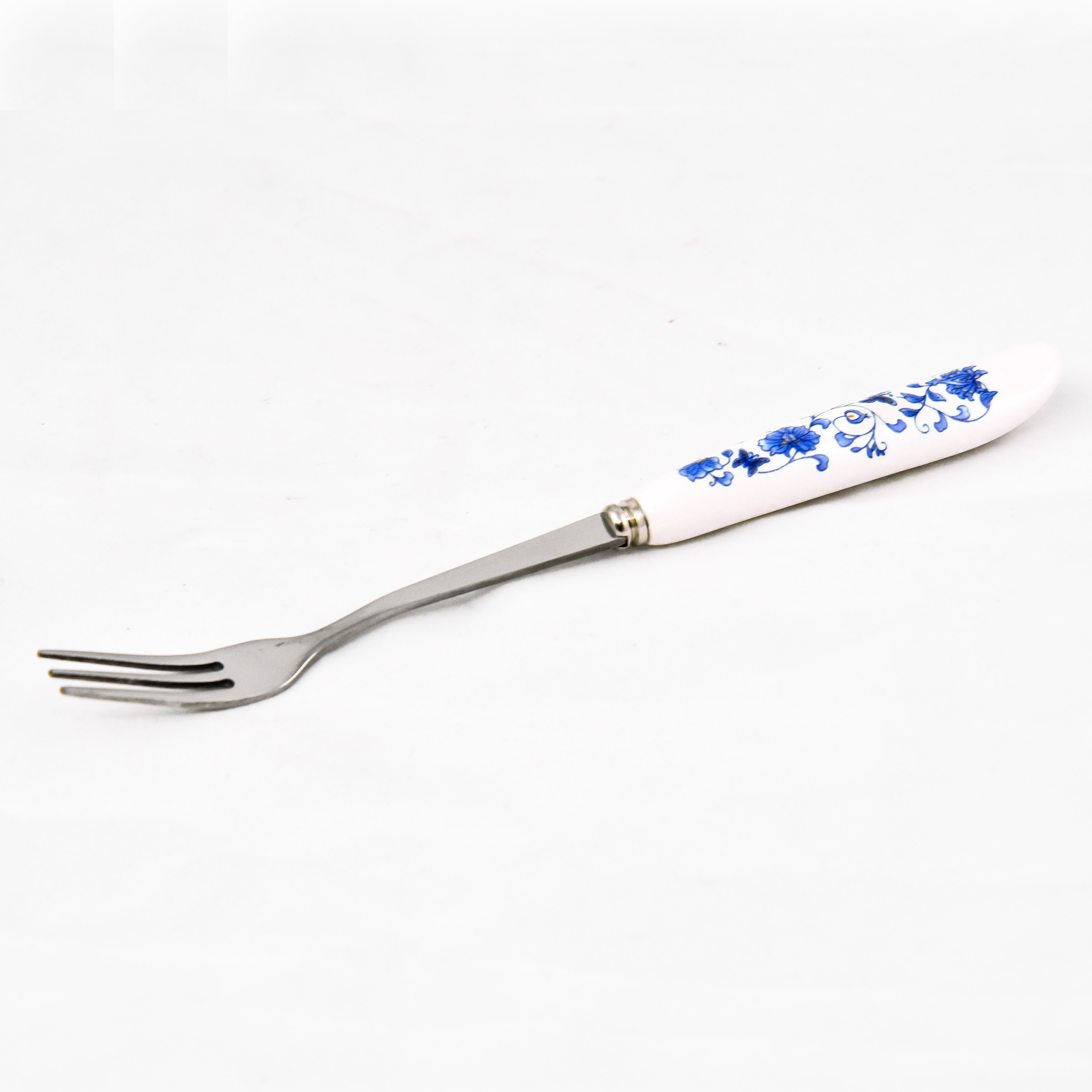 porcelain handle furit fork, , large