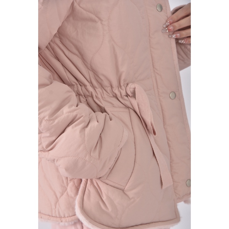 (L) clawsome韓牌質感收腰粉色外套二手衣, , large