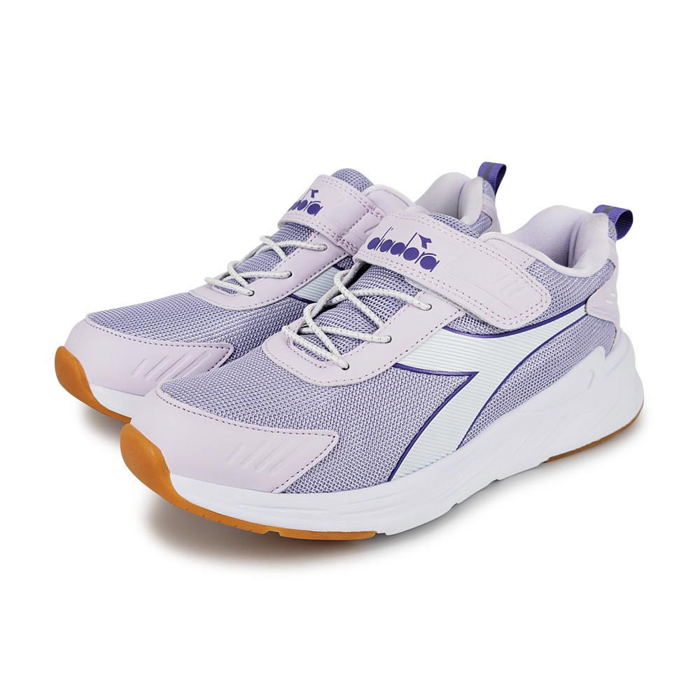 DIADORA迪亞多那 大童透氣運動鞋 童運動鞋 童鞋 寬楦 反光 輕量 透氣 吸震 減壓 足弓支撐 健康鞋墊 止滑 紫, , large