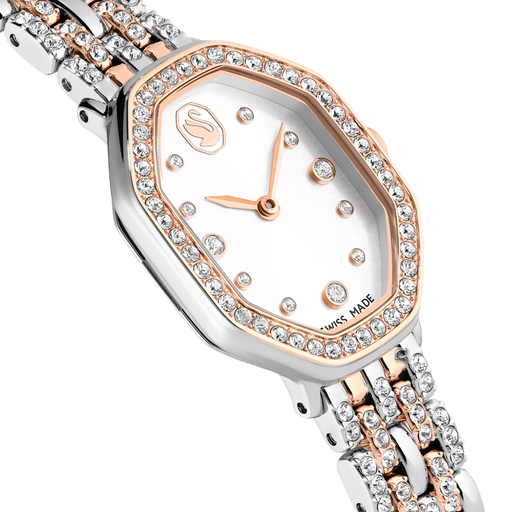 SWAROVSKI 施華洛世奇 Dextera Octagon 永恆優雅璀璨腕錶-32x23mm 5715521, , large
