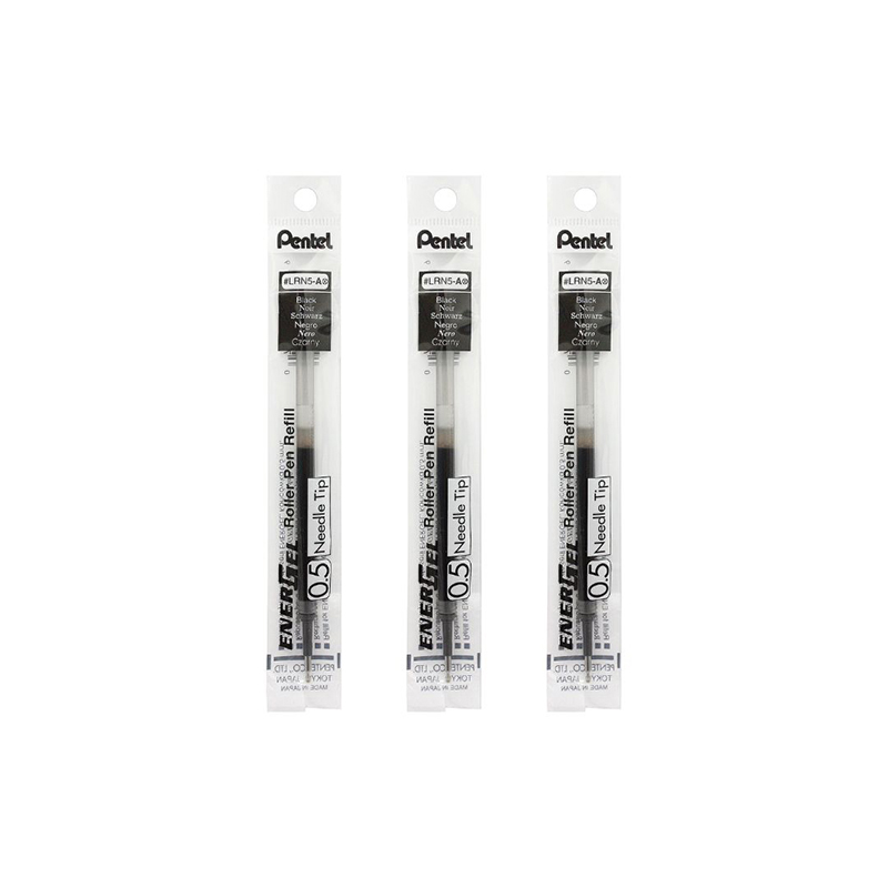 PENTEL極速鋼珠筆系列筆芯3入, , large