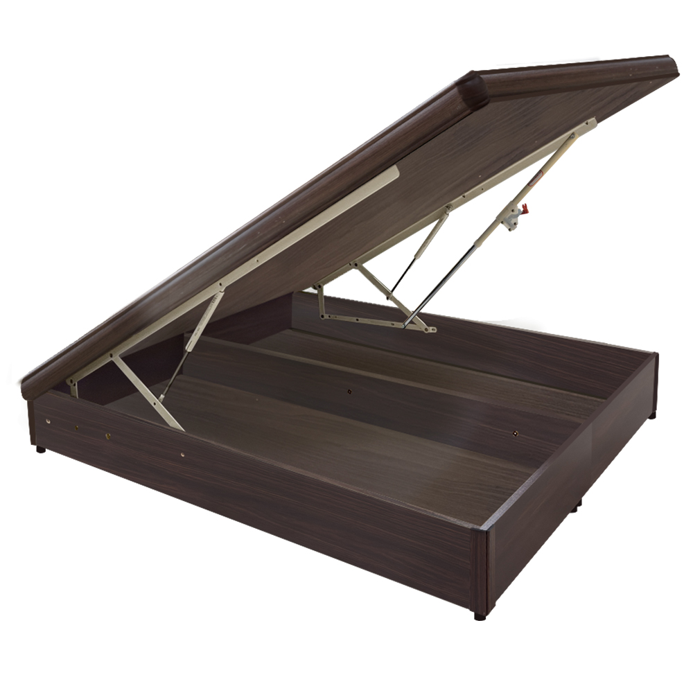 Anxin Yaslan Folding Bed Base 3.5ft (Walnut), , large