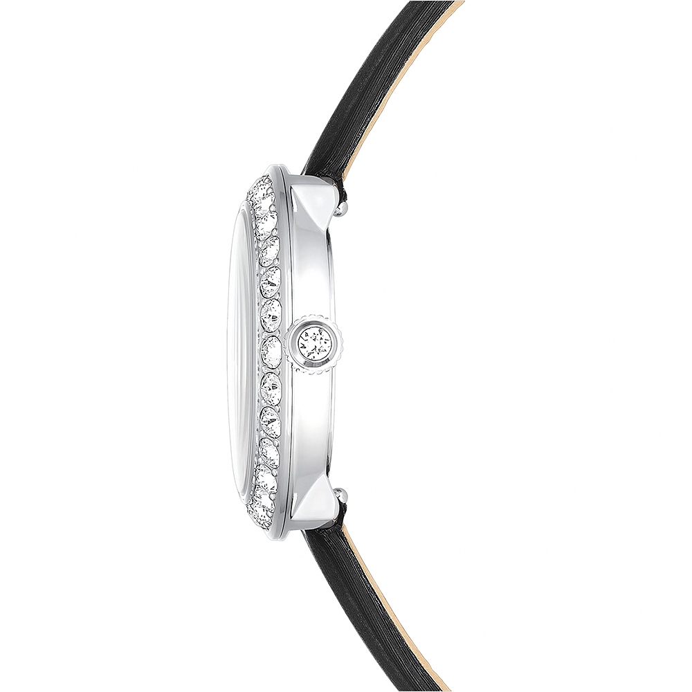 SWAROVSKI 施華洛世奇 Matrix Tennis 水晶錶圈手錶 女錶-30mm 送禮推薦 5706663, , large
