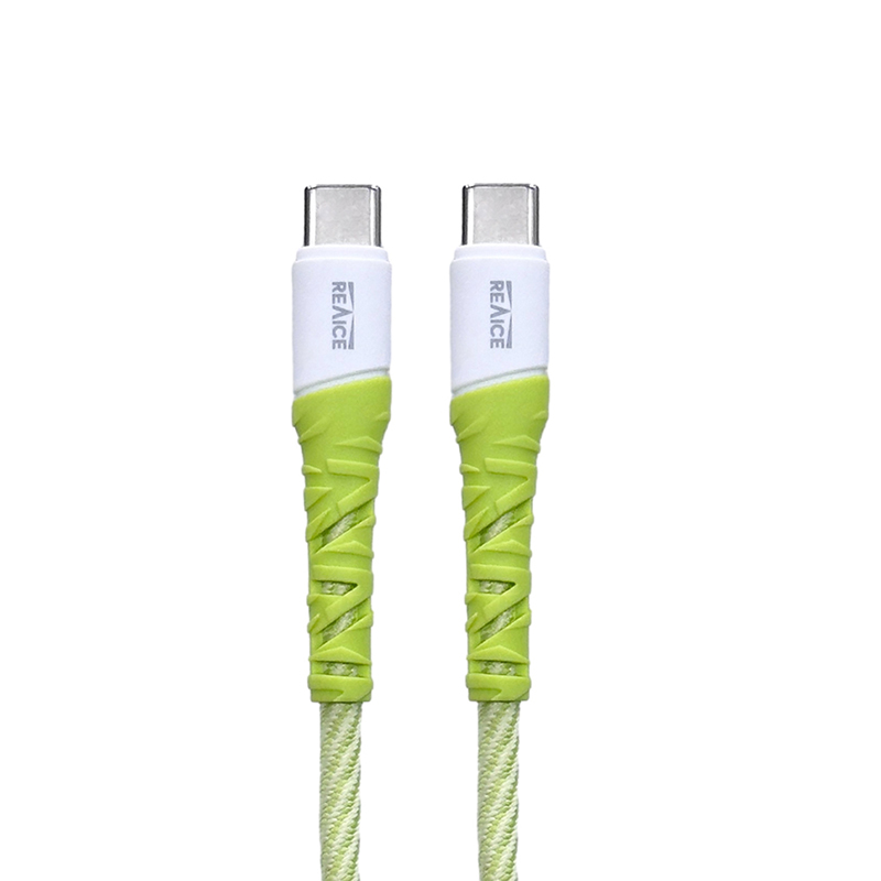 【台陞科技】REAICE Type-C to Type-C 1.2M 耐磨編織充電線 60W快充/傳輸線/多色可選, , large
