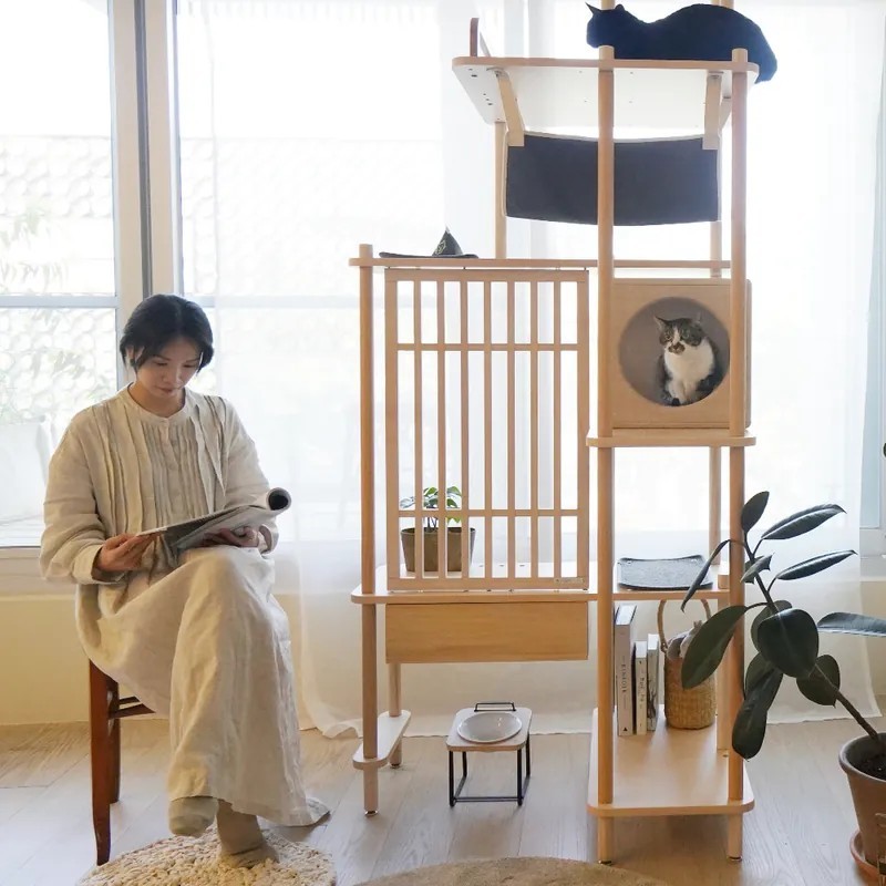 【paipaipets】Bien Bien Cat Tree - Observation Platform, , large