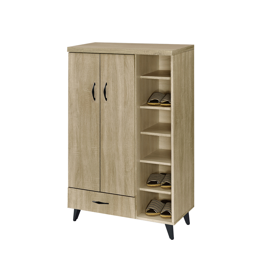 【唯熙傢俱】亞柏橡木色2.7尺鞋櫃, , large