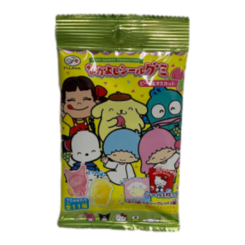 不二家 Peko三麗鷗QQ-蜜桃白葡萄, , large