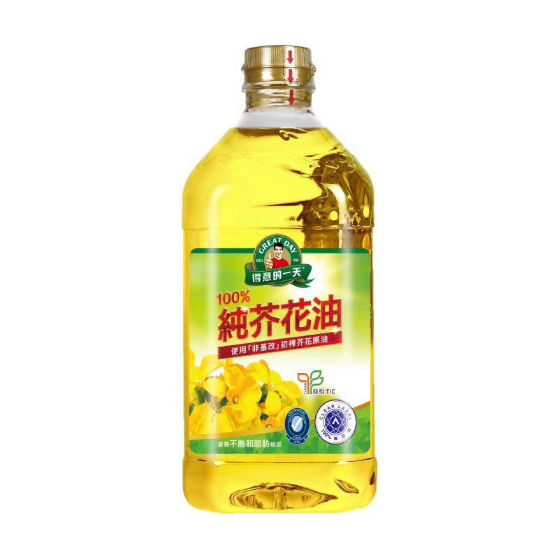 得意的一天100％純芥花油3.75L, , large