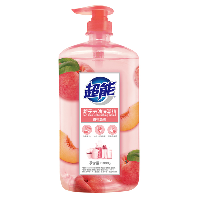 妙管家超能離子去油洗潔精-白桃去腥, , large