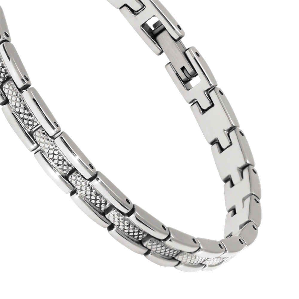 【快速出貨】法國 ROCHET Santorin系列 不鏽鋼男士手鍊 HB4760, , large