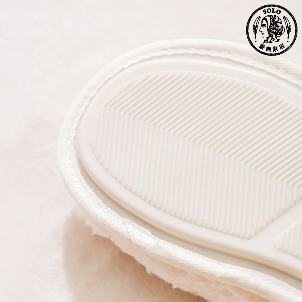 【SOLO Vintage】LCW Home Hearts Indoor Plush Slippers Made in Turkey 36-37, , large