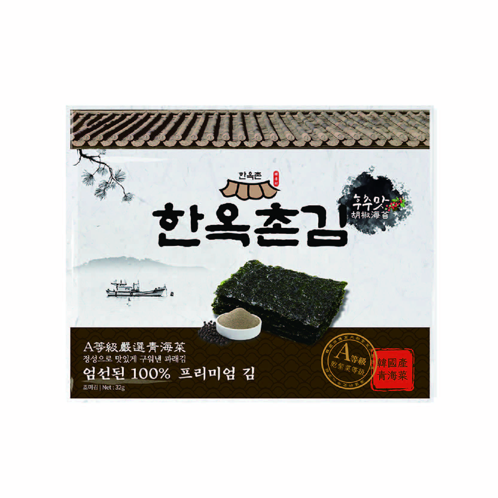 韓屋村青海苔-胡椒口味32g, , large