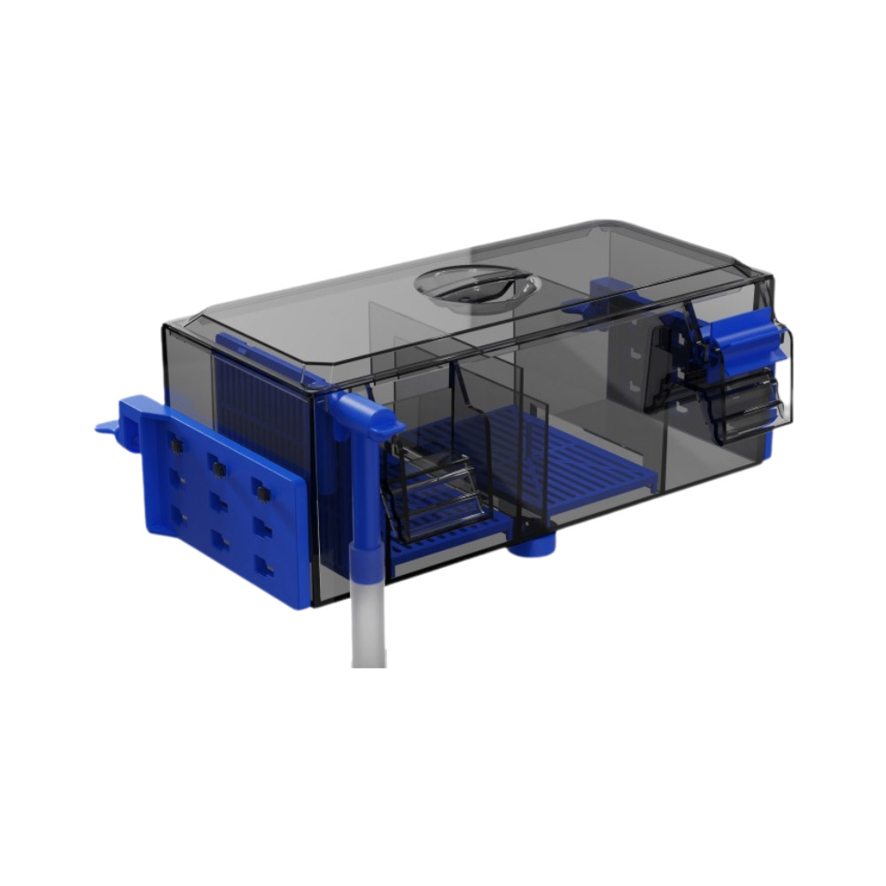 Top-mounted trickle filter, 3-compartment bare box + accessories (excluding water pump and filter media)., , large