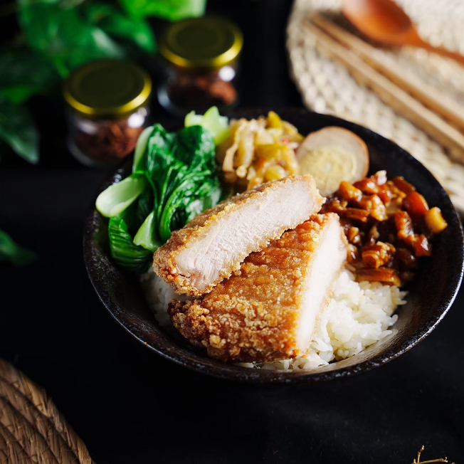 【氣炸人生】夯品團購來囉｜氣炸古早味里肌豬排1000g(5入)*8盒, , large