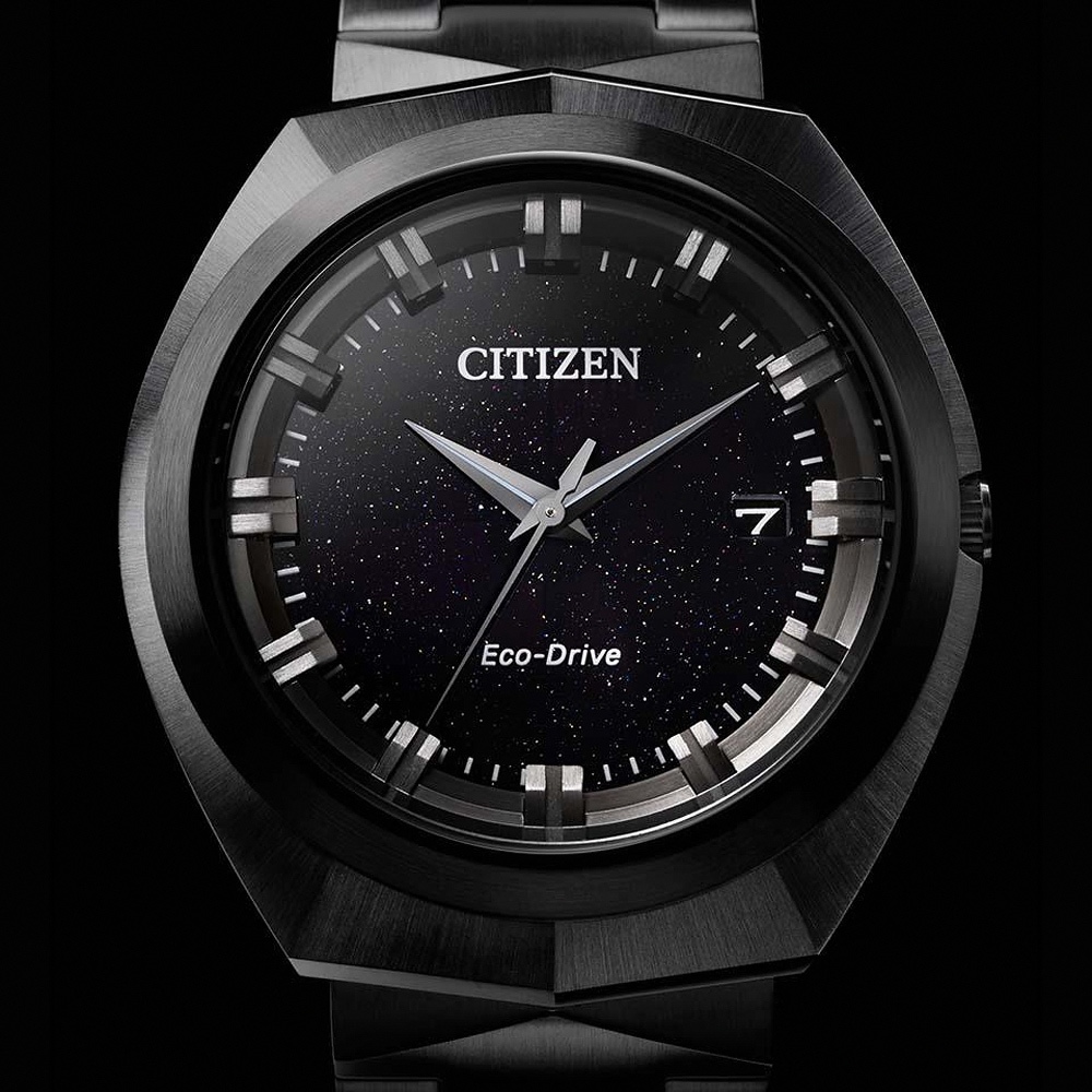 CITIZEN 星辰 無際星輝 全球旗艦款 光動能大三針手錶 BN1015-52E, , large