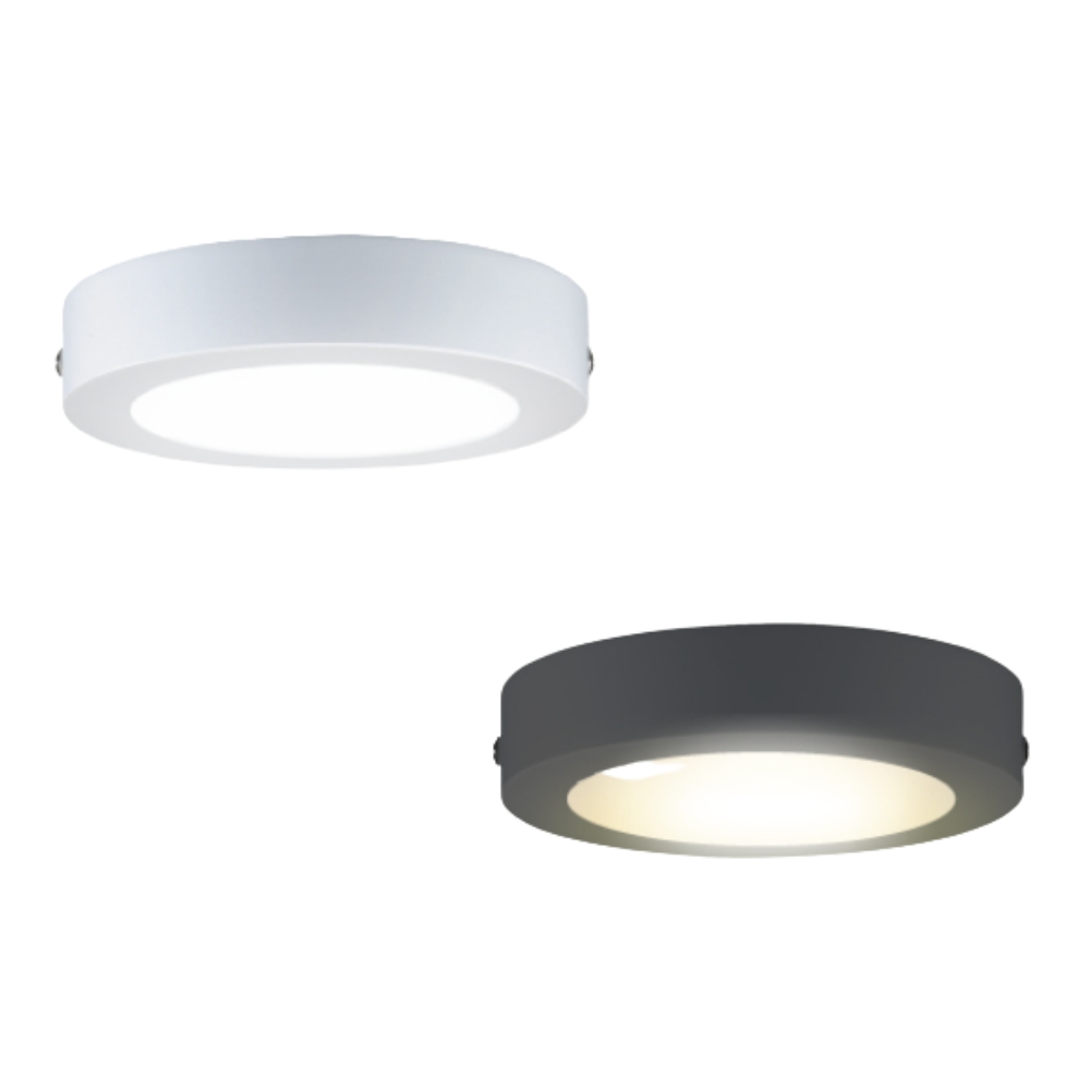 【 舞光 】LED 大珠 小珠 薄型吸頂燈 12W 18W 時尚白 貴族黑 吸頂燈, , large