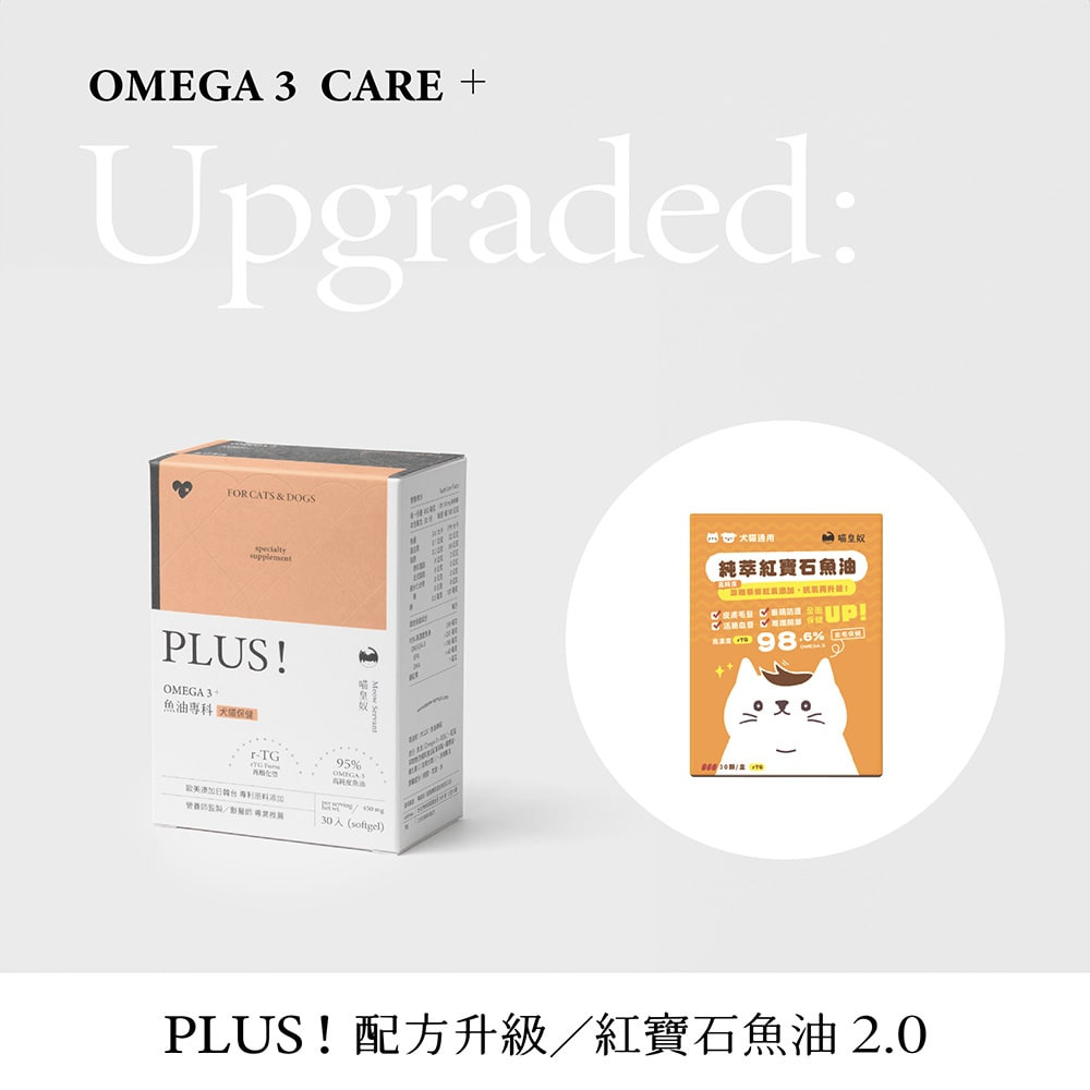 [逆風飛翔]喵皇奴 PLUS！魚油專科 （犬貓保健）, , large