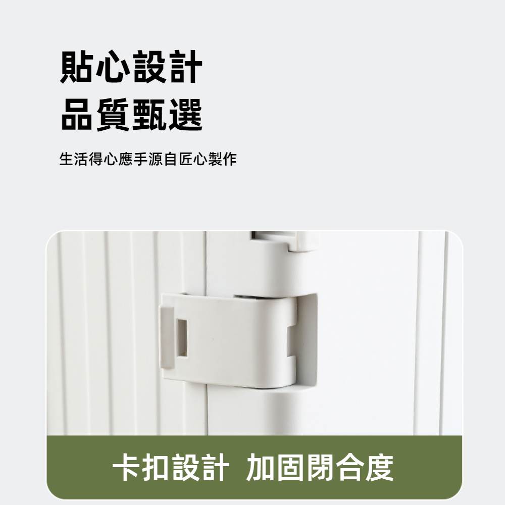 【A&R】吾家有貓多功能四輪折疊購物車 45L 月影白 (萬向輪 摺疊 手拉車 收納車 拉桿 買菜 露營), , large