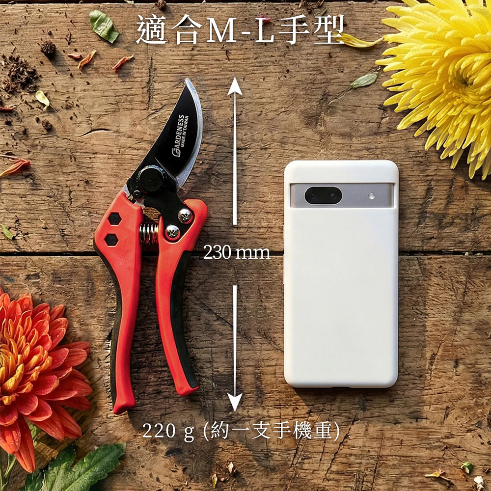 HC-801 防沾黏 Bypass 交錯式修枝剪 樹枝剪 花剪 防滑握柄 日本SK5 台灣製, , large