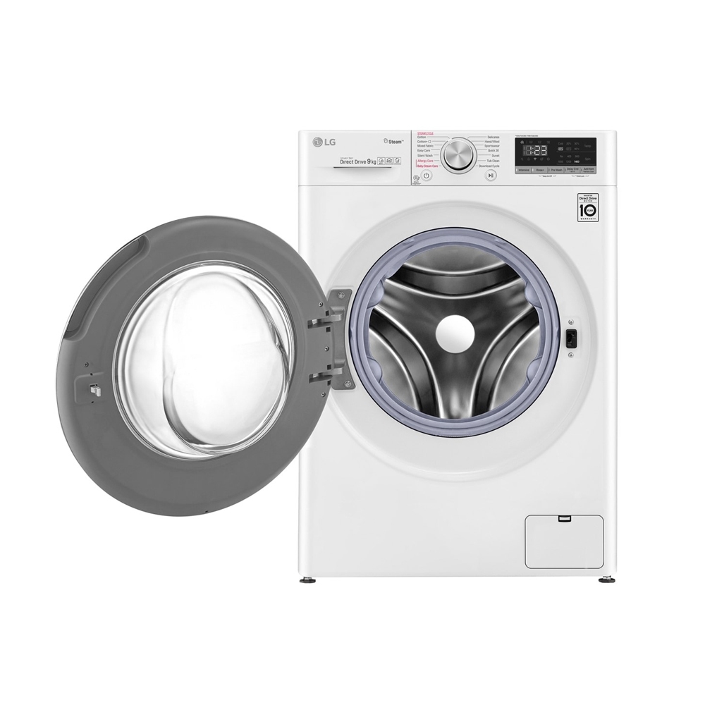 LG 9kg WiFi Steam Wash-Dry-Dry Drum Washing Machine WD-S90VDW, , large