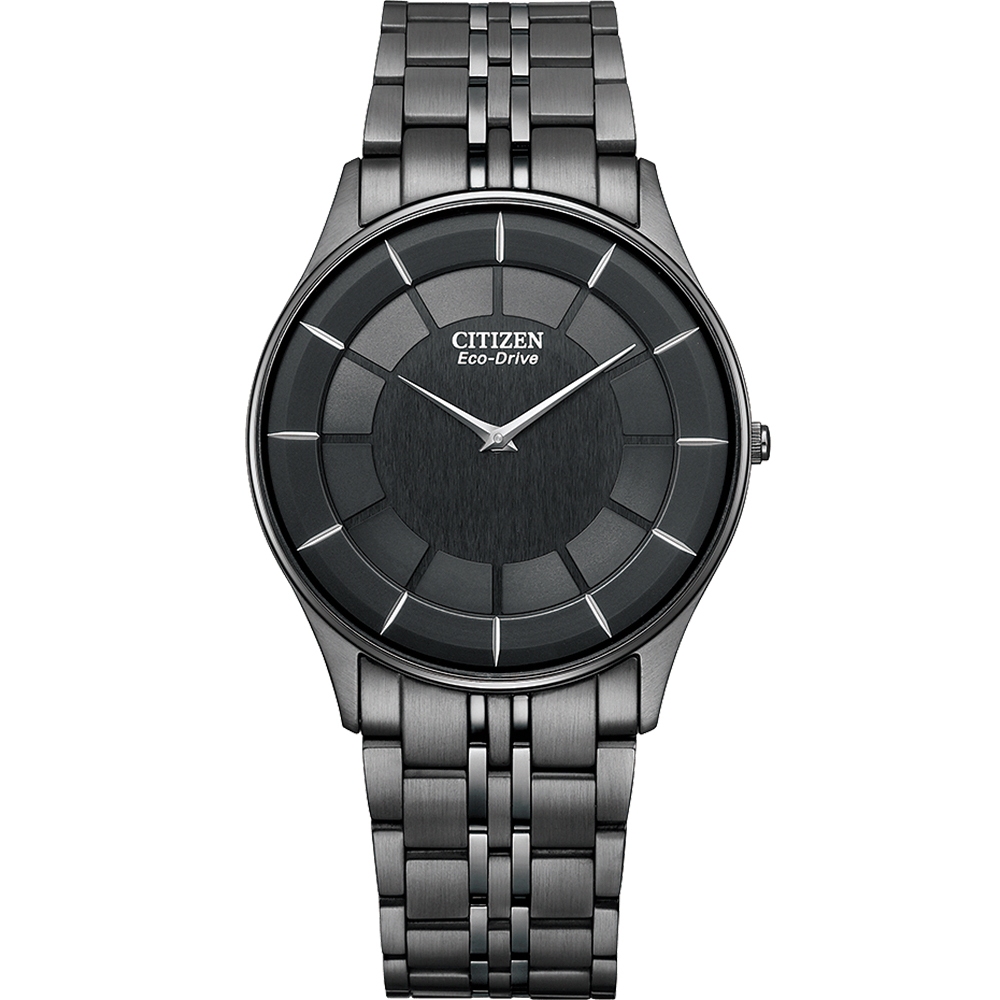 CITIZEN 星辰 光動能紳士超薄經典手錶 禮推薦-黑/36.2mm AR3017-58E, , large