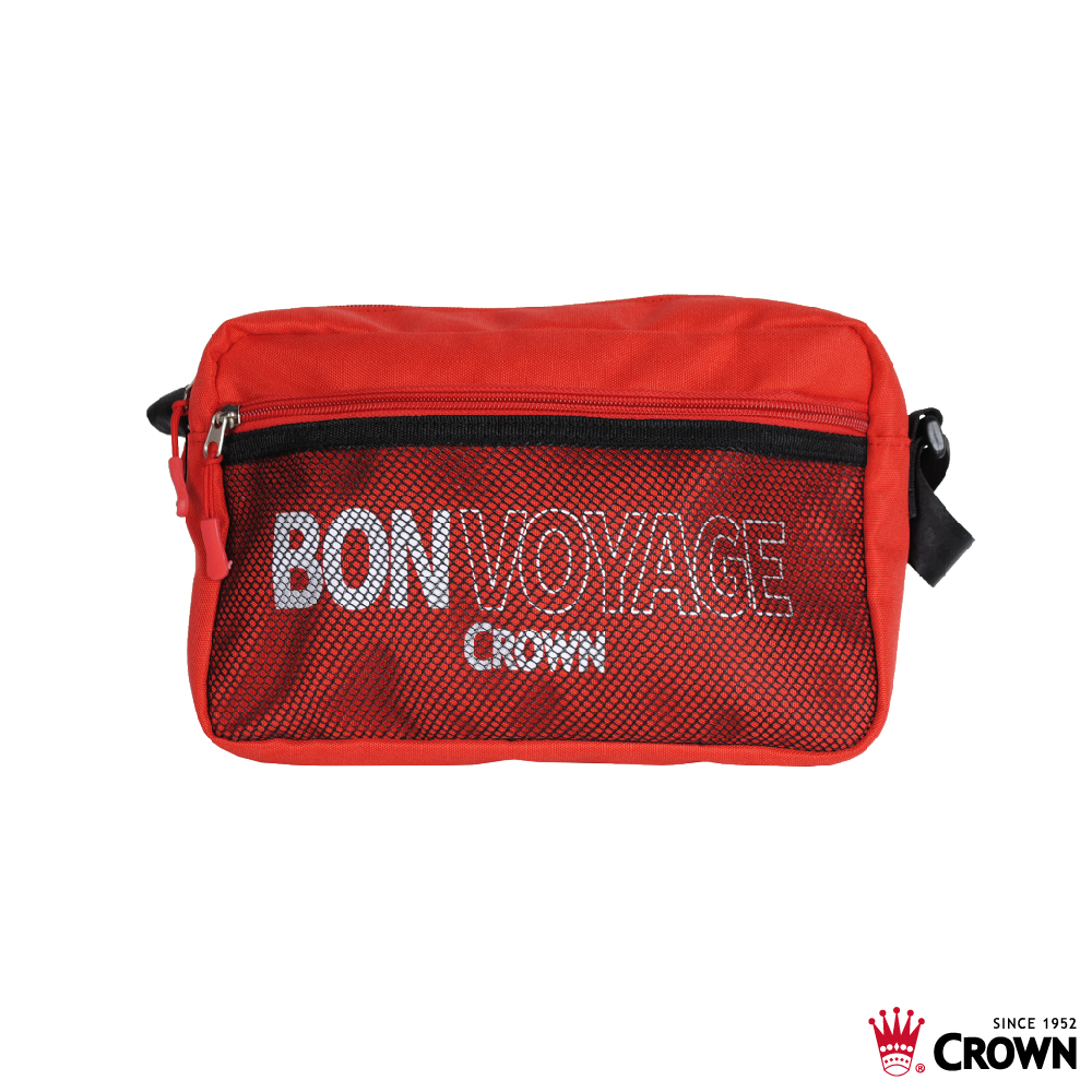 CROWN Messenger Bag, 紅色, large