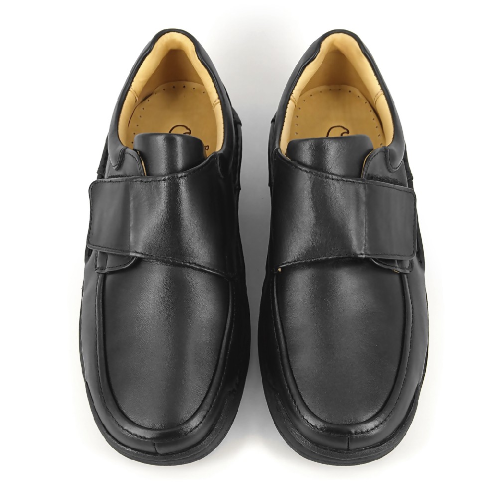 FRIGATE BIRD 手工紳士男鞋 休閒皮鞋 真皮鞋墊 Q彈 透氣 排濕 除臭 避震 減壓 耐走 耐久站 古銅 黑, , large