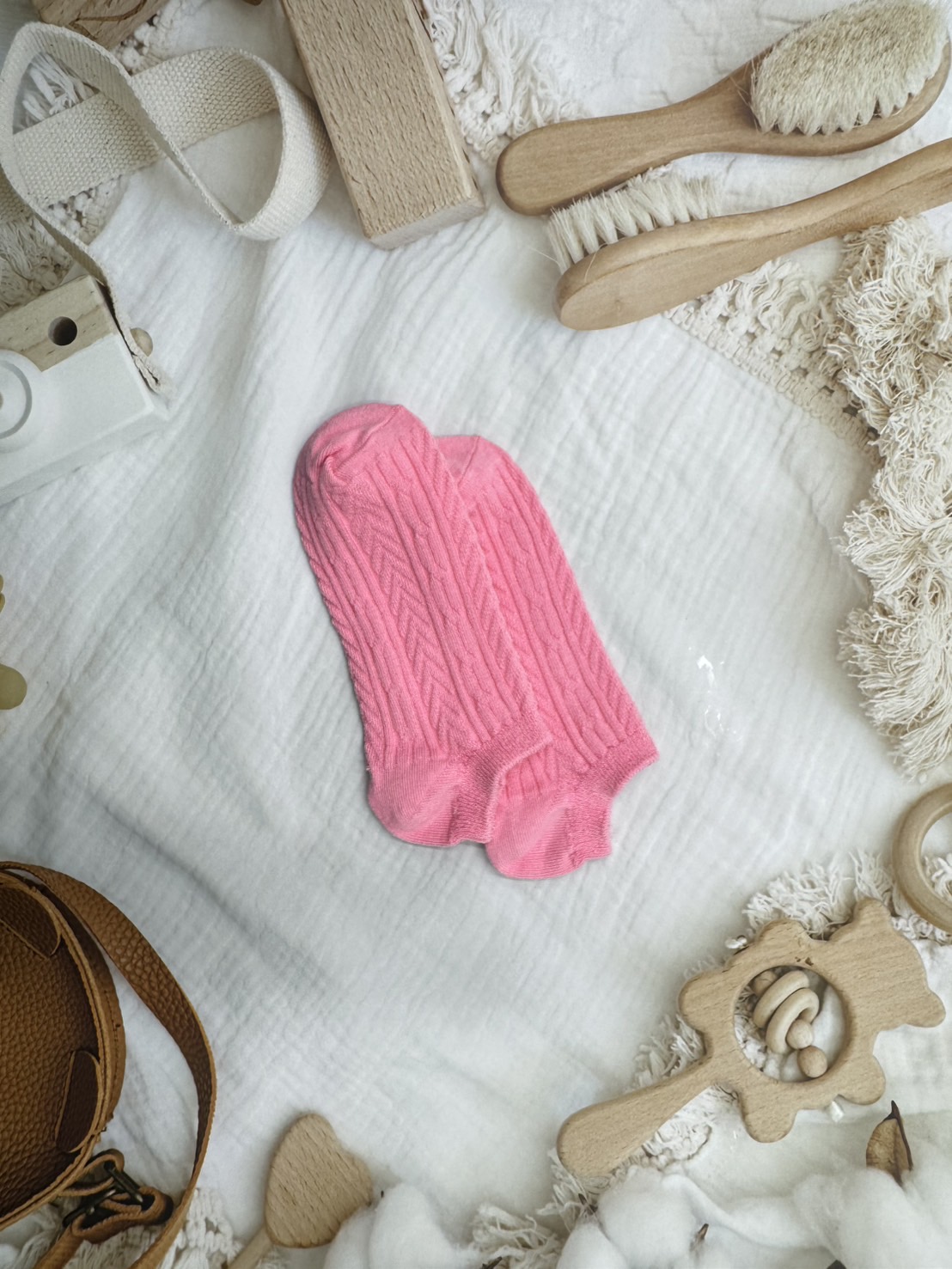 【RUNWAY】《RUNWAY SOCKS》Japanese/Korean Style Candy Socks &ndash; 22 Colors, Double Cylinder No-Show Socks &ndash; Pink Limited Quantity &ndash; While Supplies Last, , large