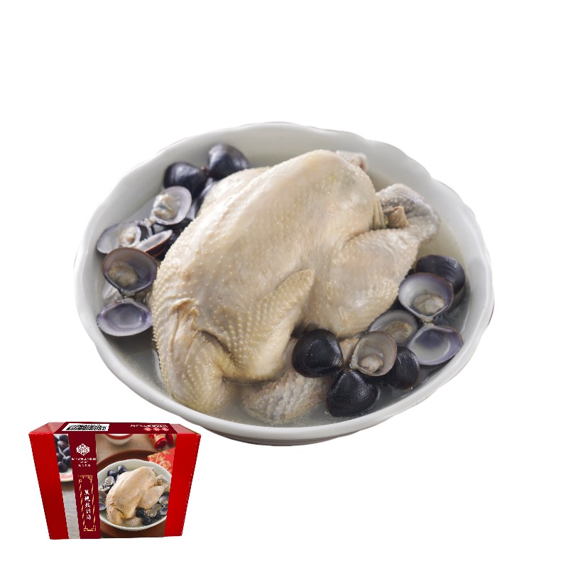 Black Clam Stewed Chicken Soup, , large