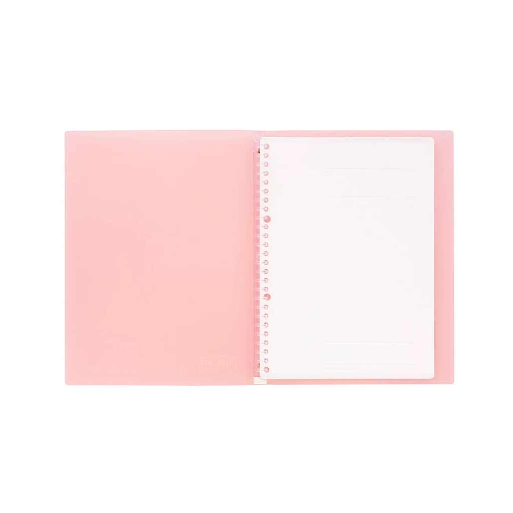 日本MARUMAN KURUFIT 26孔活頁夾/B5-多色(MAR F020)淺粉, , large