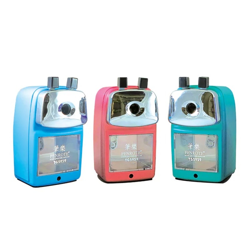 Dual-Size Pencil Sharpener &ndash; Blue, , large