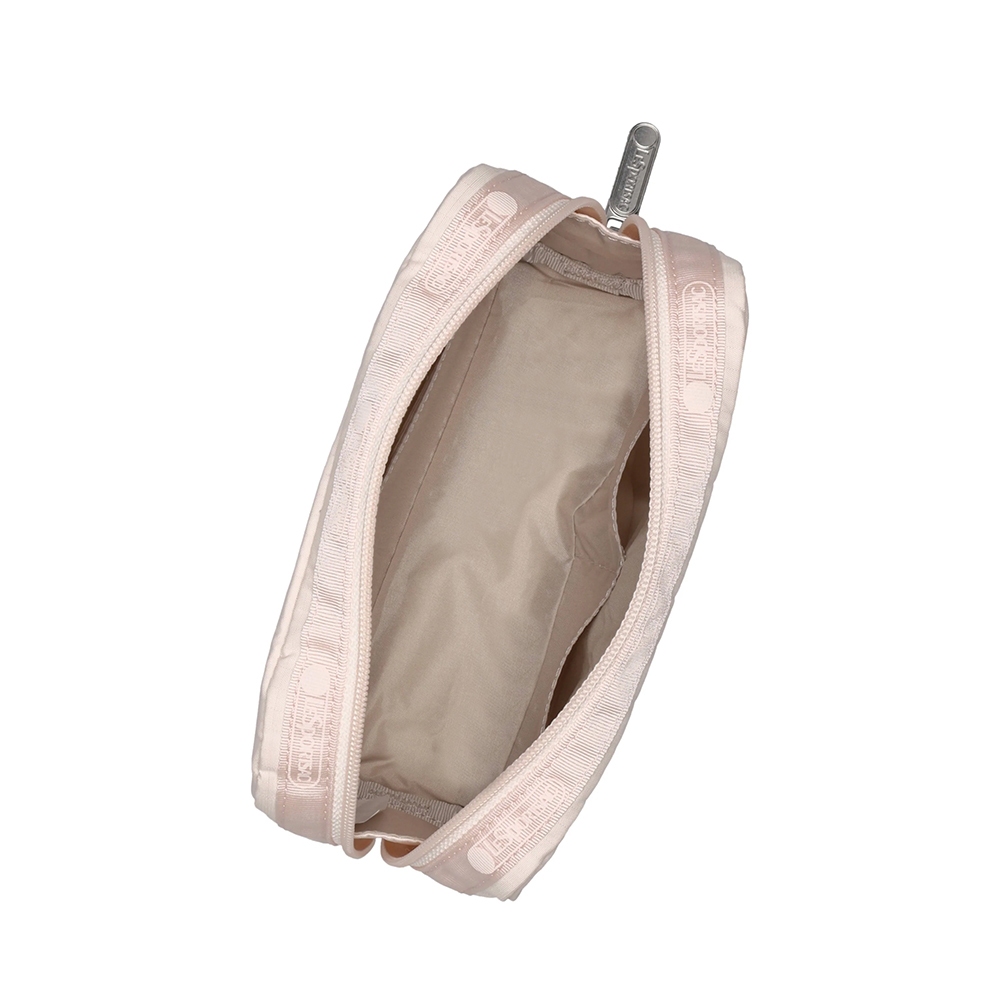 Lesportsac Rectangular Cosmetic 長形化妝包 送禮-晨曦桃粉, , large