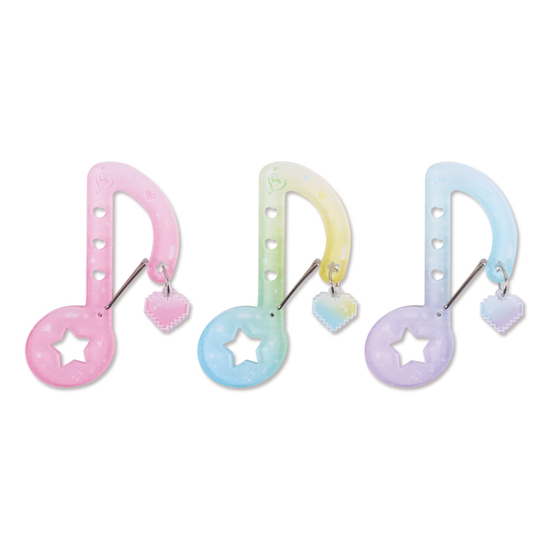 壓克力音符造型扣環, , large
