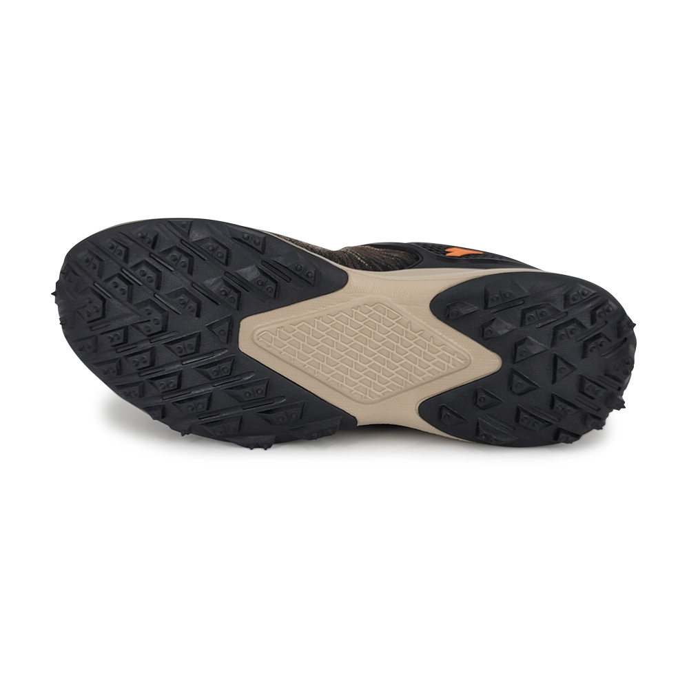 DIADORA迪亞多那 雙重防潑水越野鞋 男運動鞋 男鞋 登山鞋 透氣 排濕 強韌 梭織 吸震 減壓 防滑 咖啡 黑綠, , large