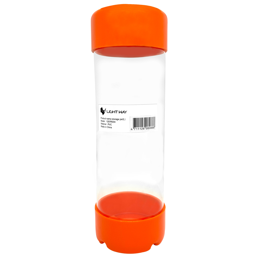 [LightWay錸崴]快取式PVC零件收納罐(零件罐)/1207R004 橘-L, , large