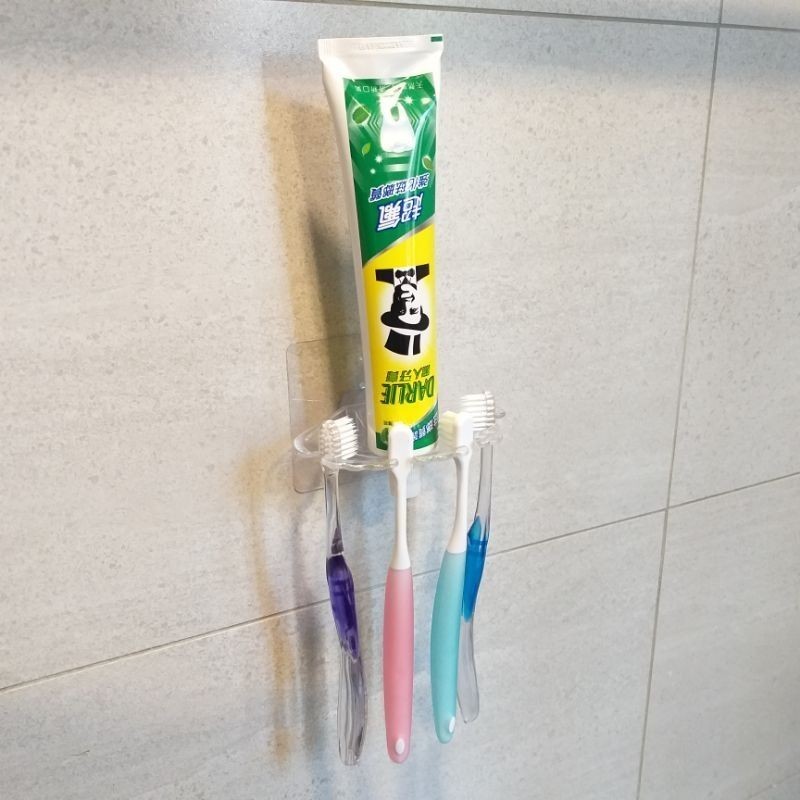 [Beargood sticker] Toothbrush & Toothpaste Holder (4-Slot), , large