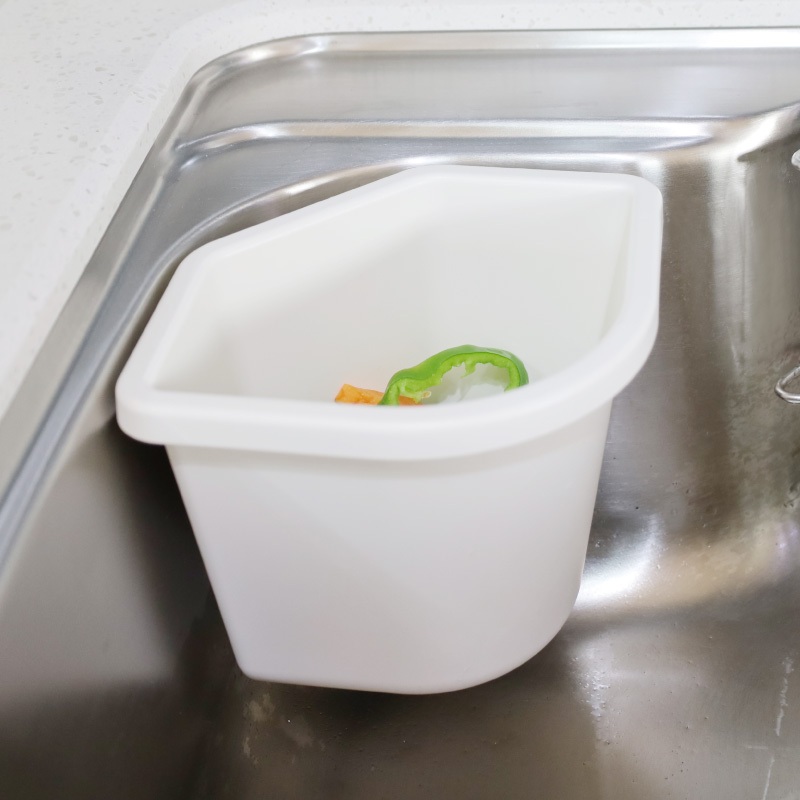 【收納精靈】RT-A8009 角落置物架 瀝水架 內附無痕膠片-白色, , large