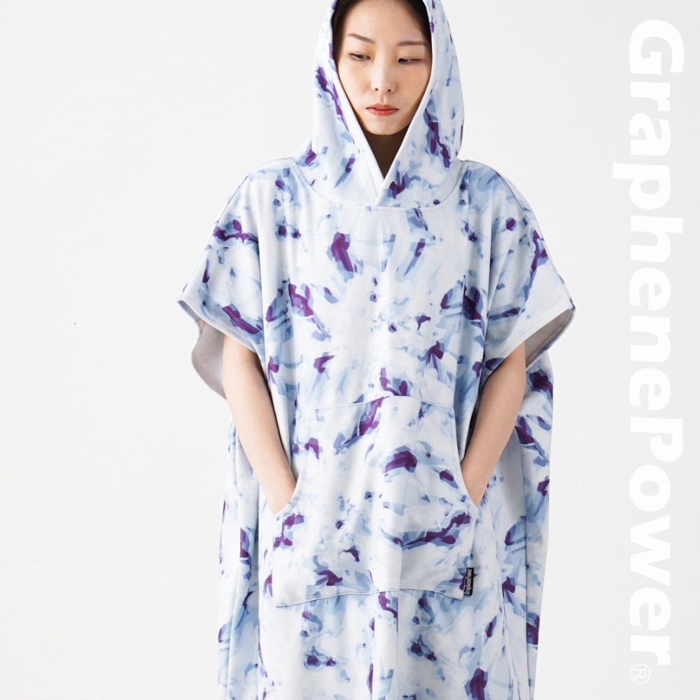 [GraphenePower] 石墨烯多功能連帽斗篷/毛巾衣(大人款), , large